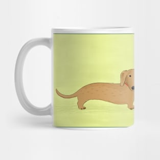 Dachshund Mistletoe Kiss | Cute Wiener Dogs Christmas Holiday Mug